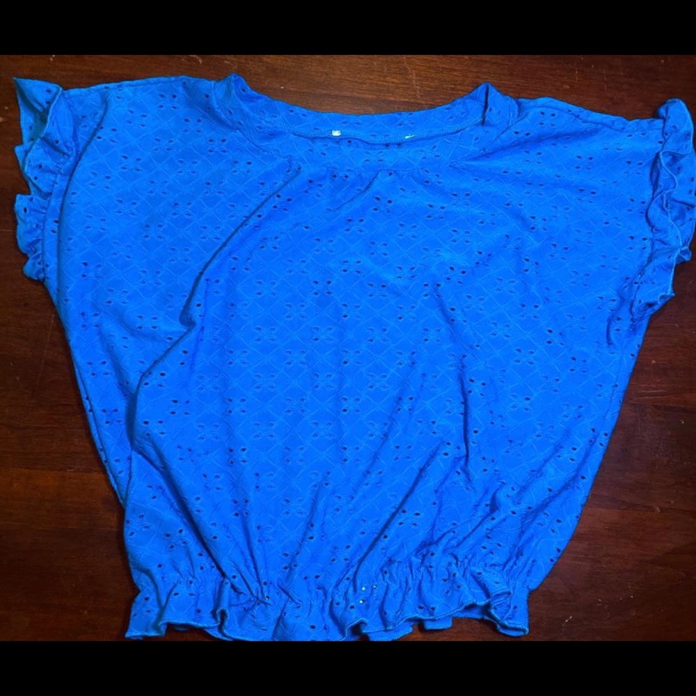 Top color azul